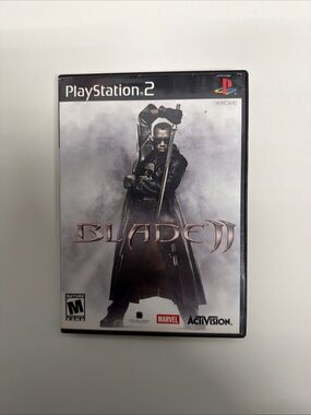 Blade II (PlayStation 2) - Black Case no manual Tested